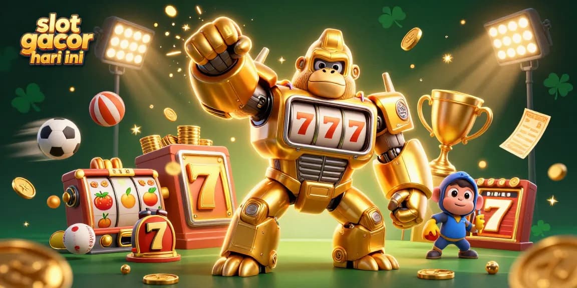 Experience thrilling wins with slot gacor hari ini, showcasing dynamic casino action with a fun twist.