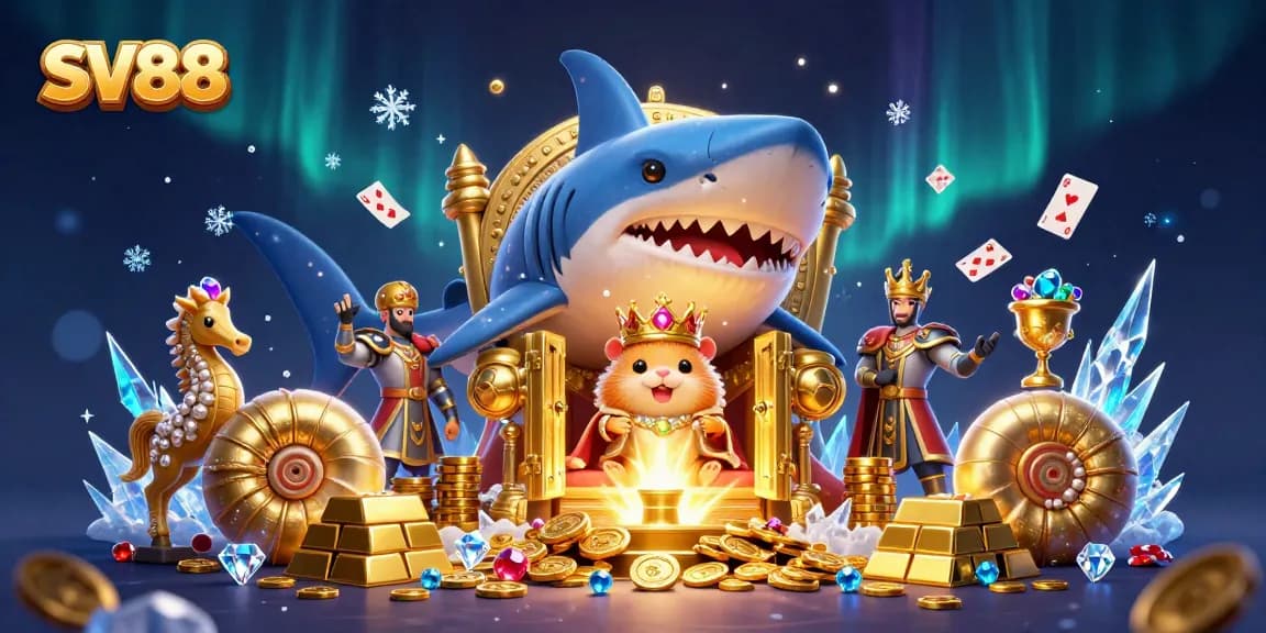 Join the SV88 betting adventure with a fierce hamster king and treasures galore!