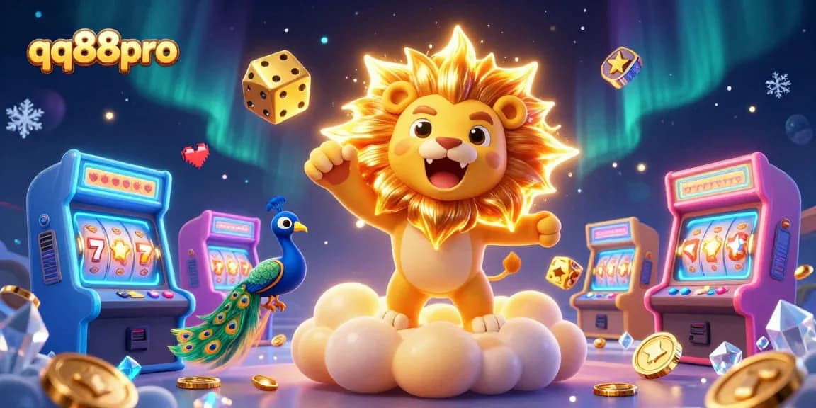 Experience thrilling gaming adventures in the galaxy with qq88pro as the roaring lion and golden dice lead the way!