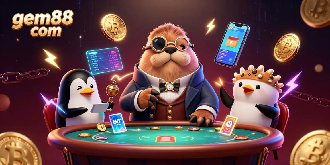 Engage with thrilling online casino games at gem88 com featuring lively 3D characters and blockchain elements.