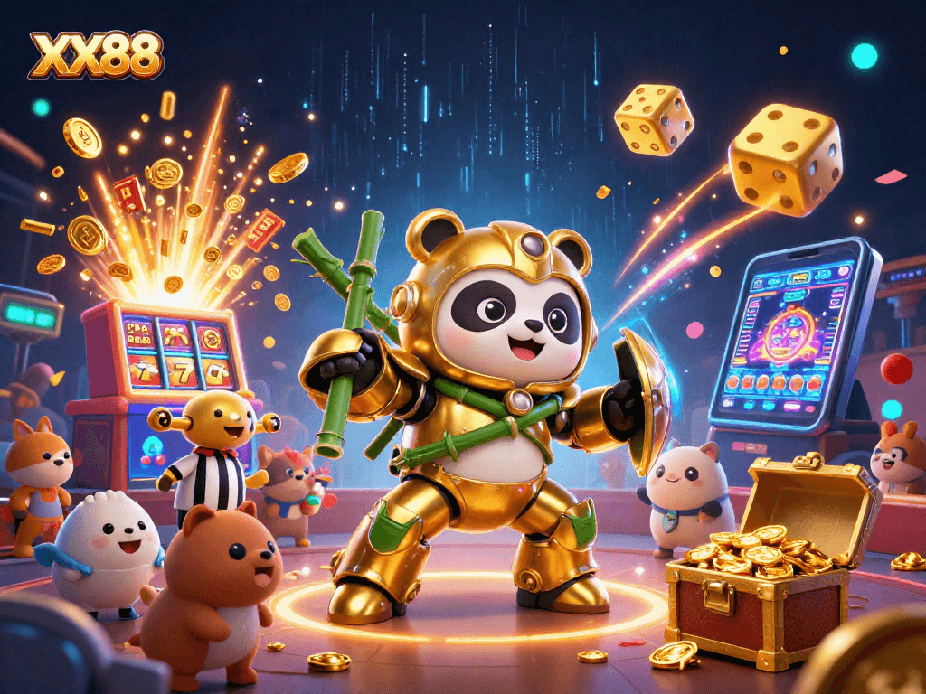 Engage with the exciting world of XX88 casino games featuring dynamic characters and vibrant slot elements.