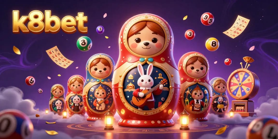Experience the thrill of k8bet with vibrant characters and exciting casino elements.