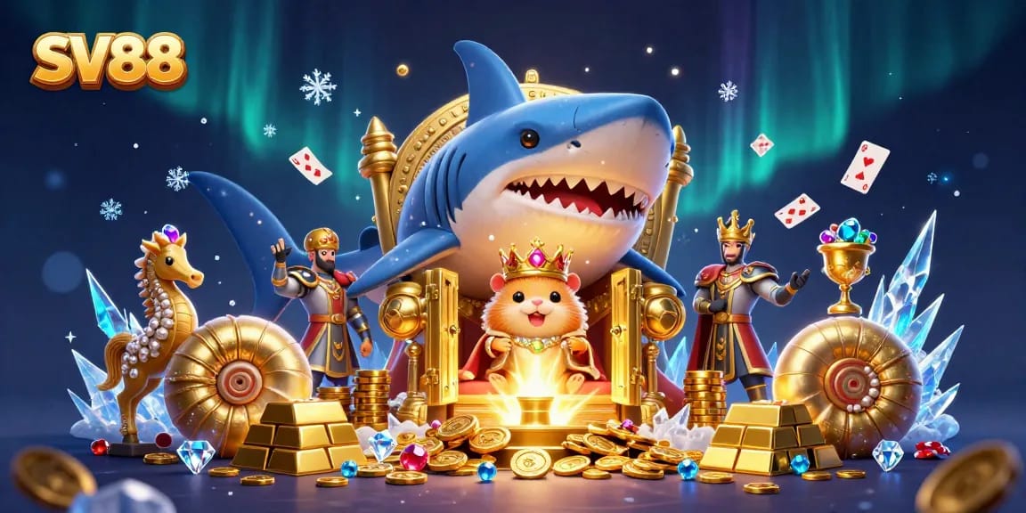 Join the SV88 betting adventure with a fierce hamster king and treasures galore!