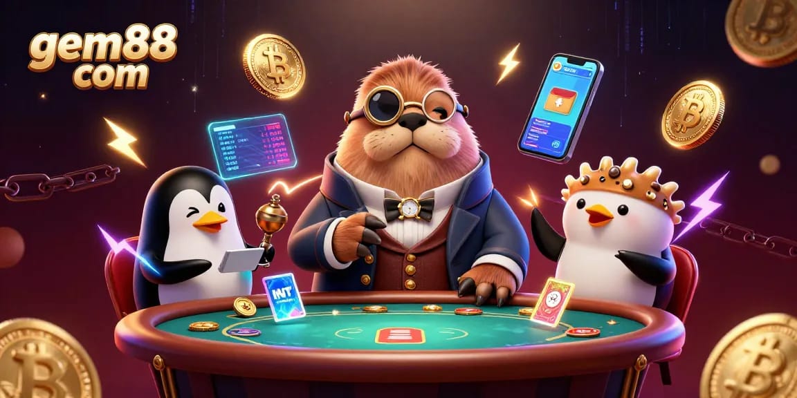 Engage with thrilling online casino games at gem88 com featuring lively 3D characters and blockchain elements.