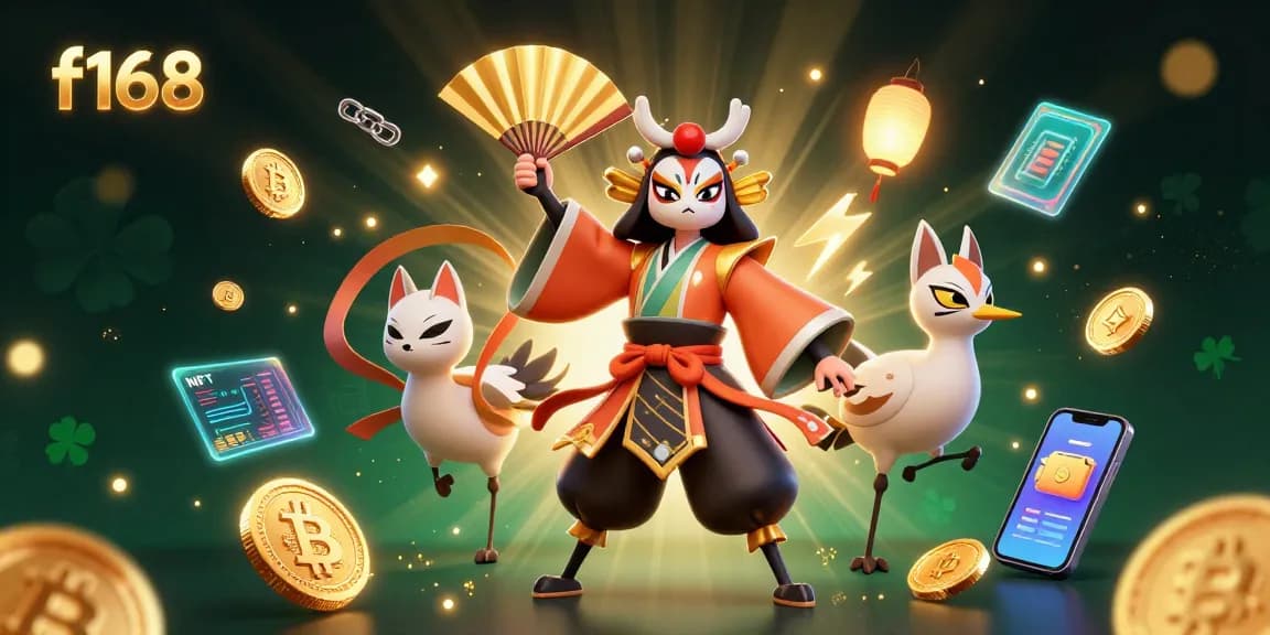 Bet on f168's thrilling games featuring vibrant characters and cryptocurrency elements.