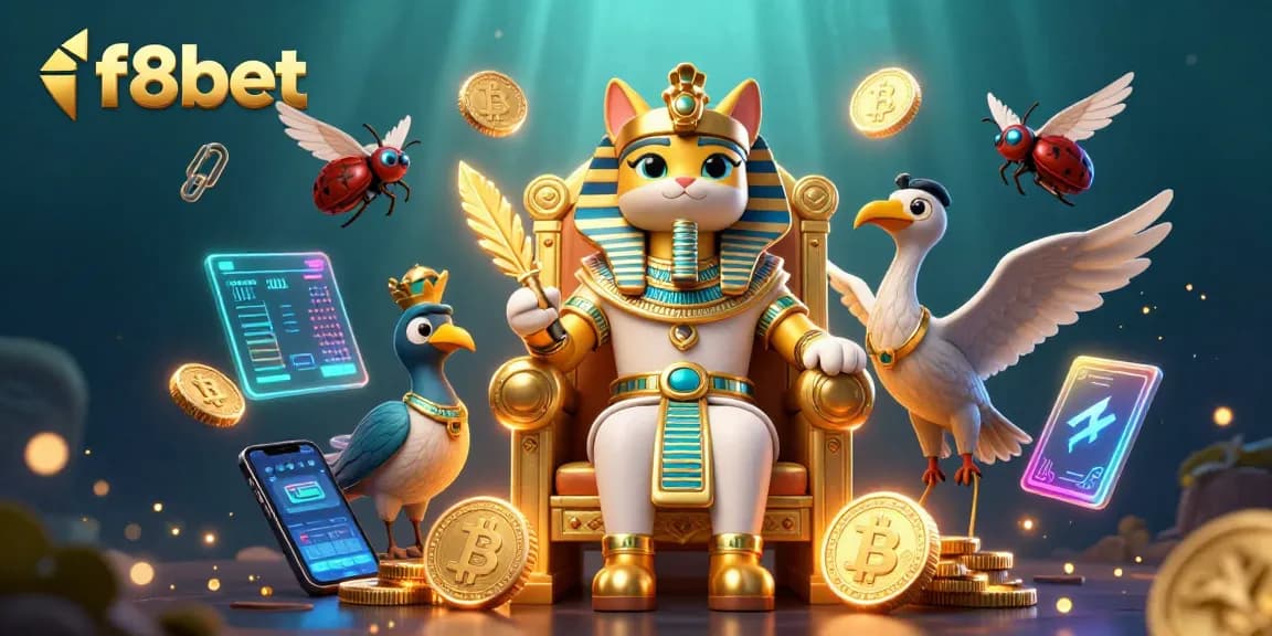 Engage with the rich gaming experience at f8bet amidst a vibrant scene featuring dynamic elements and characters.