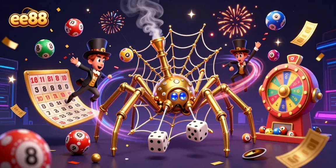 Engage in exciting gameplay at ee88 with colorful lottery balls and dynamic casino visuals.
