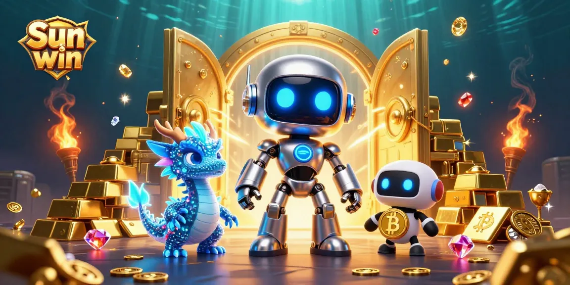 Play exciting games at Sun win with a vibrant 3D casino scene and captivating characters.