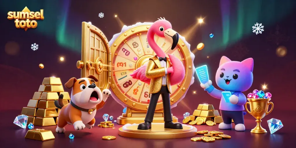 Experience thrilling wins at sumsel toto with a lively game show scene in a vibrant casino