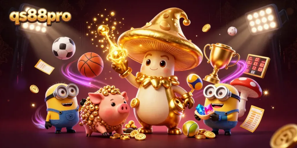 Engage with thrilling sports betting action at qs88pro, featuring dynamic gaming elements and enchanting characters.